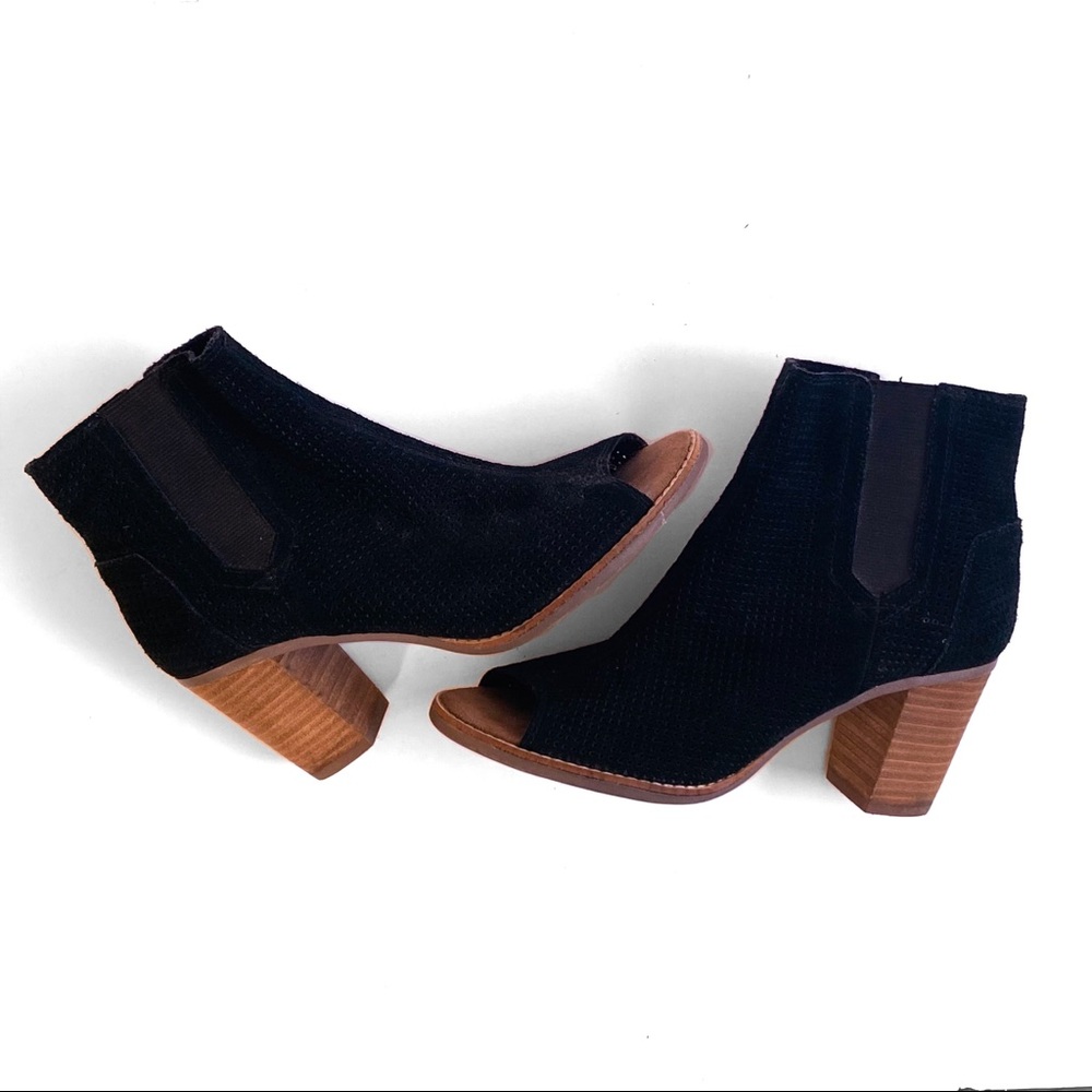 TOMS Majorca Peep Toe Fashion boot size 7